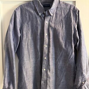 Proper Cloth Made-to-Measure Blue Oxford Button Down – Large